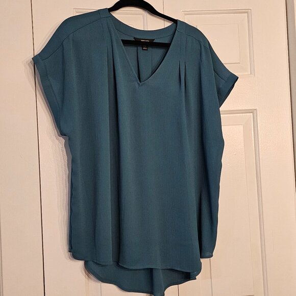 Simply Vera Vera Wang Teal-Green XXL blouse - Picture 1 of 5